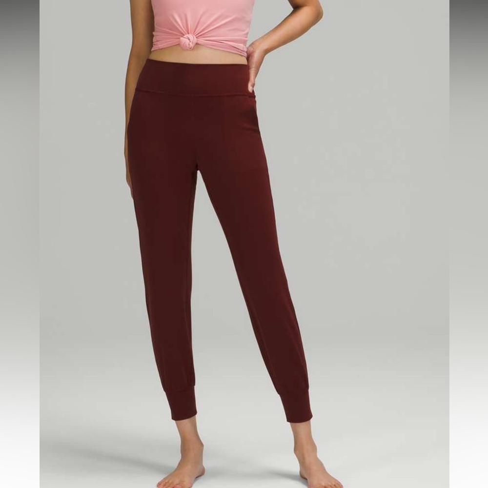 Lululemon Align Jogger 28" Red Merlot - Size 8